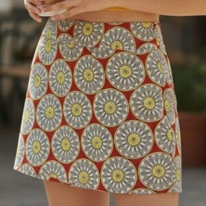 NWT Banana Republic Linen A Line Retro Skirt Size Large